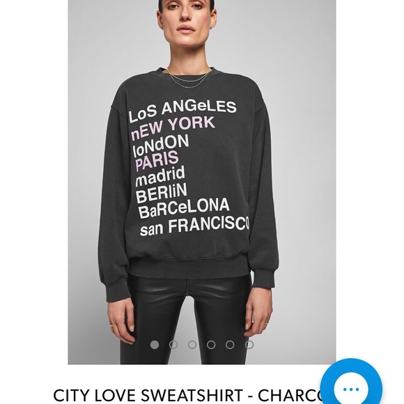 CITY LOVE SWEATSHIRT - CHARCOAL - Picture 3 of 5